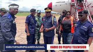 GENERAL DE LA PNC-KOR JOHN CABUINE TRIOMPHANT A SON RETOUR AU KASAI ORIENTAL