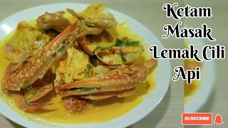 Resepi Ketam Masak Lemak Cili Api