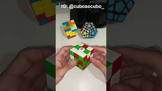 Montando o cubo mágico em 1 segundo #cubomagico