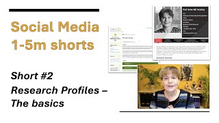 Social media 2 - Research profiles