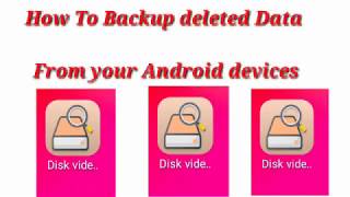 How to backup deleted Data from Android device by technical support channel