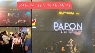 Papon live in Mumbai #ishqwithpapon #paponconcert #concertinmumbai #concertvlog