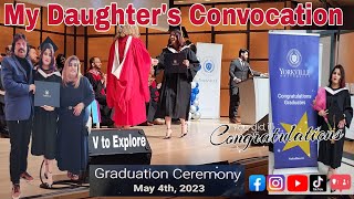 My Daughter's Convocation #Yorkville university#canada #toronto#ontario#Study in Canada#Student#usa.