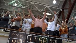 Texas Longhorn Basketball game at Gregory Gym vs Sam Houston State