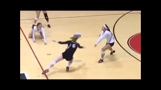 College Volleyball - What a point!