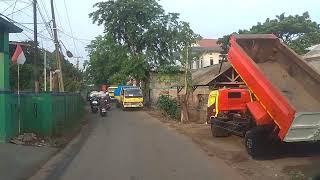 daily driving jalan Burangkeng setu kabupaten bekasi