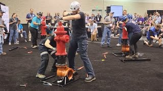 AWWA  girls' hydrant hysteria finals @ the convention  center  in Anaheim California 2024.