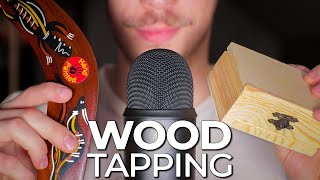 ASMR Tapping on Wooden Objects (No Talking)