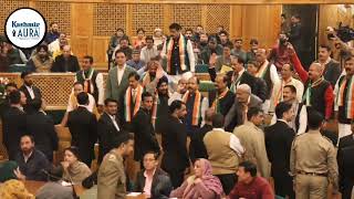 Ruckus in J&K Assembly: PDP MLA’s Article 370 Banner Triggers BJP Scuffle