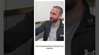 Eduardo from Argentina , wait for his hair transplant result after 6 month .‎‏