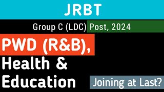 JRBT Group C: Joining at last for PWD, Health & Education Department 🔥