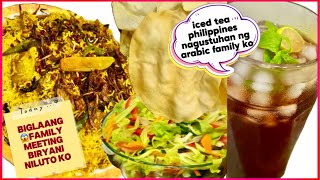 Arabic family ko pinatikim ng Iced tea Pinas at Biryani niluto ko‼️