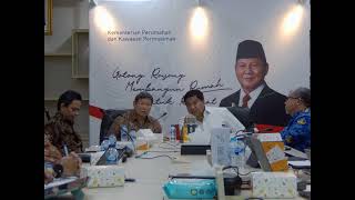 Rapat Kordinasi Kmenterian PKP bersama Satgas Perumahan