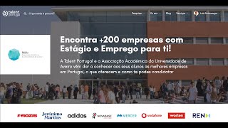 AAUAv. +200 empresas com Estágio e Emprego | Talent Portugal