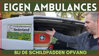 Eigen Ambulances bij de schildpaddenopvang omdat het nodig is!