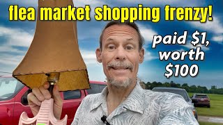 Early Bird Antique & Vintage Flea Market Bargain Shopping!