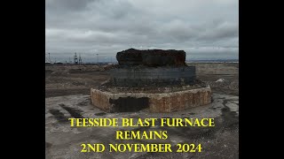 Teesside Blast furnace remains.