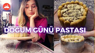 EN KOLAY DOĞUM GÜNÜ PASTASI TARİFİ | FIRINDA PİŞMEYEN KEDİ DİLLİ YAŞ PASTA 🧁🍰