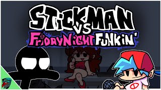 Boyfriend vs Stickman | Friday Night Funkin Stickman #shorts