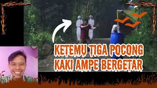 FRANK POCONG#KETEMU TIGA POCONG KAKI LANGSUNG BERGETAR