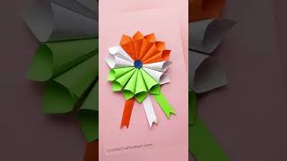 independence day craft ideas 💡 #shortvideo #viral #creativitywithaera #art #craft #independenceday🇮🇳