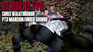 Chris Walkthrough Pt 3 Mansion Return and Under Ground - Original Resident Evil Guide GOG