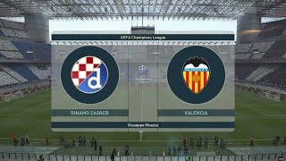 PES 2019 Champions League Final-Dinamo Zagreb vs Valencia