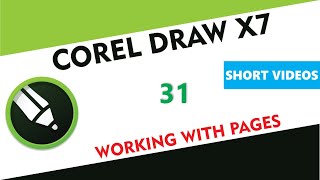 Working with Pages - Corel Draw X7/X9 - Tutorial 31 - Short Videos