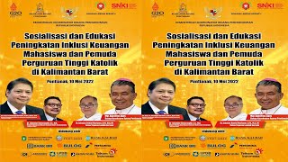 Sosialiasi dan Edukasi Peningkatan Inklusi Keuangan bagi Mahasiswa dan Pemuda Pontianak