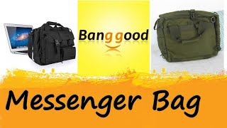 Présentation d'un Messenger Bag, disponible sur Banggood.