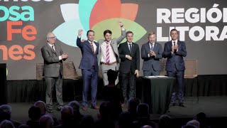 EN SANTA FE, VALDÉS ASUMIÓ LA PRESIDENCIA DE LA REGIÓN LITORAL