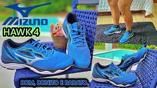 TENIS MIZUNO HAWK 4, É BOM? Análise completa!! Primeiras impressões. Custo x Beneficio. REVIEW.