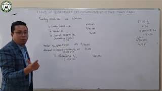 Accountancy (12 Comm) Issue Of Debentures for consideration other than Cash  by Mr Prawesh Gurung