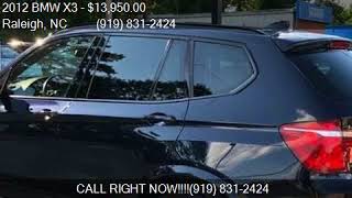 2012 BMW X3 xDrive35i AWD 4dr SUV for sale in Raleigh, NC 27