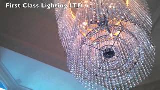 Custom, Bespoke, Made to measure Crystal Chandelier by First Class Lighting LTD