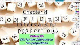 AP Statistics: Chapter 8, Video #5 - Confidence Interval for the Difference in Two Proportions