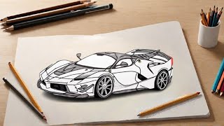 "Master the Art of Drawing with Ferrari FXX-K Evo"