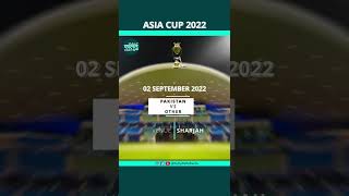 Asia Cup Schedule | Asia Cup Matches Dates | India vs Pakistan Asia Cup #shorts