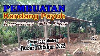 Kandang Puyuh Kapasitas 2000 Ekor