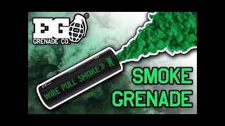 WP40 Green Smoke Grenade - Smoke Bomb - Smoke Effect