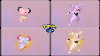 Pokemon Go: Evolving Normal & Shiny Snubbull into  Normal & Shiny Granbull