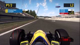 F1 2013-PS3 Classic Car's.Time Attack Mode - Estoril Portugal