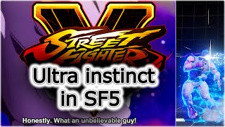 They Gave ultra instinct to everybody  Street Fighter 5 (Winter update)