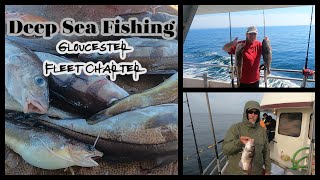 Fishing For Big Fish In The Deep Sea With Gloucester Fleet Charter Boat