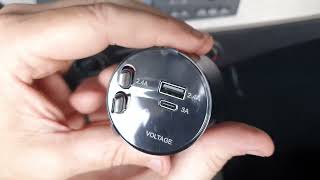 Cargador de coche retráctil, 100 W, carga rápida USB, Algo aparatoso pero gran calidad, de momento