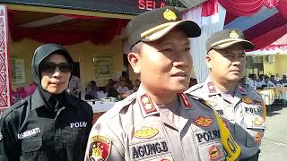 Doorstop Polres Pasaman Barat Pemberian Penghargaan dan Ultah Personil