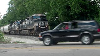 NS Near-Miss at Kilgore Ave, Muncie, IN