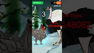 taguro vs ostrich level 81 , how many punches taguro need ?  || full videos on the channel