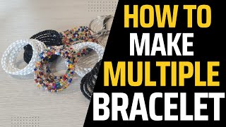 How To Make Multiple Strands Bracelet With Memory Wire