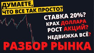 Рынок, разбор. Что с валютой? С акциями? Недвижка рухнет? Что делать завтра?